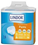 Lindor Cuecas Absorventes Plus Incontinência Grande 14 un