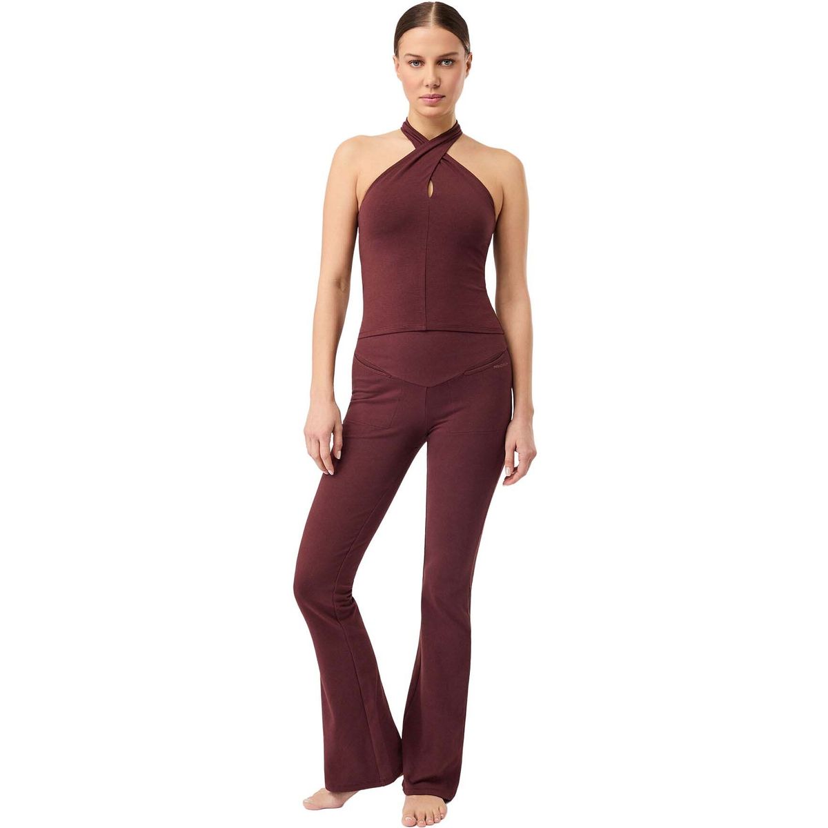 Mandala Back Envelope Pants ruby S PA73JE28-Back-Envelope-Pants-ruby-S