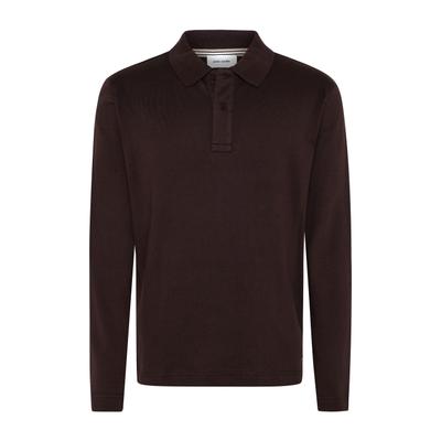 T-Shirt PIERRE CARDIN "Pierre Cardin Poloshirt", Herren, Gr. L, braun (mole), Obermaterial: 100% Baumwolle CO., uni, regular fit, Shirts T-Shirt, mit Knopfleiste