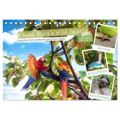 Costa Rica’s wild beauty (Desk Calendar 2027 DIN A5 landscape), CALVENDO 12 Month DeskCalendar