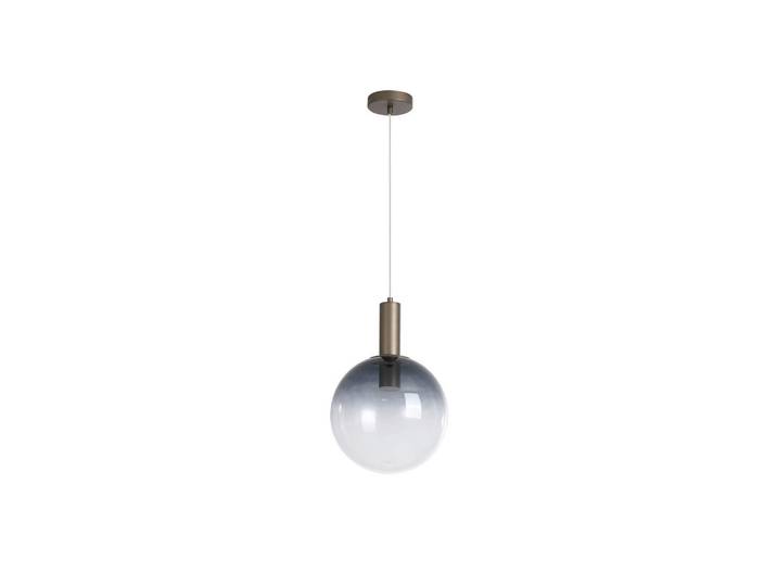 Hängeleuchte Ombre, Mokka, Chromfarben, Glas, Metall, 120 cm, höhenverstellbar, Lampen & Leuchten, Innenbeleuchtung, Hängeleuchten, Pendelleuchten