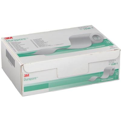 Durapore Silkpflaster 2,5 cmx9,1 m Rolle 12 St Pflaster