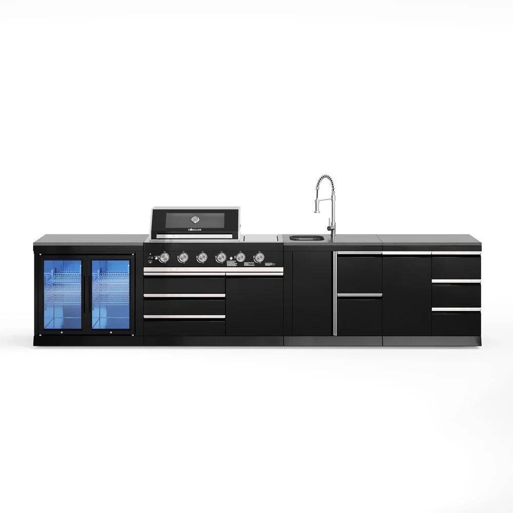 BB-L1 Outdoorküche | 8-Brenner Gasgrill | Cool-Duo | Clean | Prep