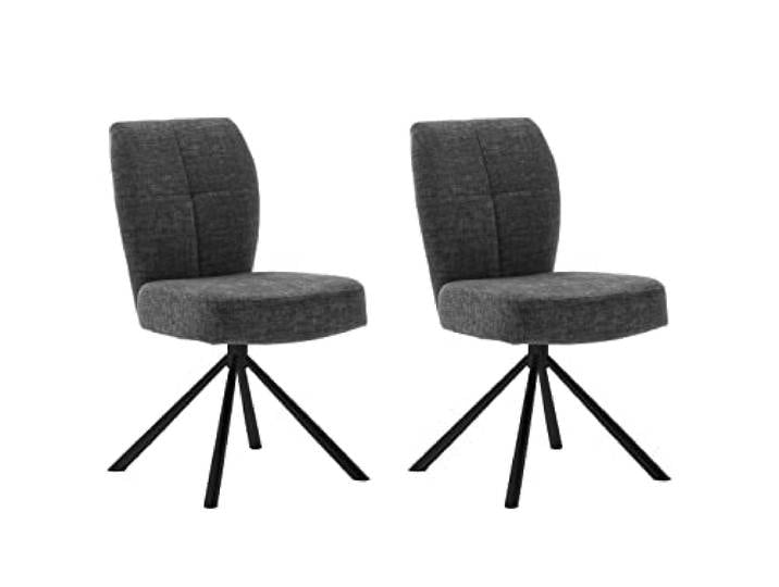 Robas Lund KEA Esszimmerstühle Set, anthrazit, 48x88x61