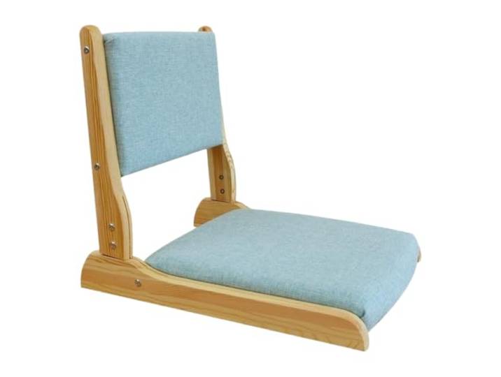 Leichtrit Holz Faules Sofa,Meditations-Bodenstuhl Japanischer Faltbare,StuhlrüCkenstüTze,Geeignet FüR Wohnzimmer,Balkone Und Studentenwohnheime