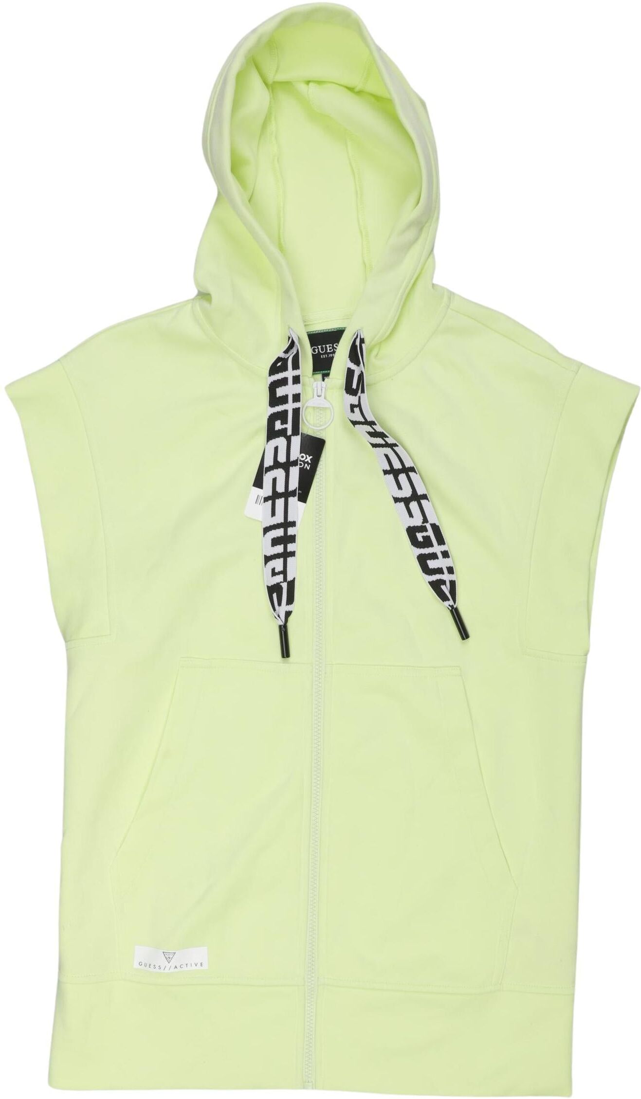 Guess Damen Weste, Neon, Gr. S, Baumwolle / Synthetik - Second Hand