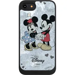 Nivocase Handyhülle für Apple iPhone 7 Hülle NIVOpure Case Schwarz Disney Vintage (Apple iPhone 7), Smartphone Hülle, Schwarz