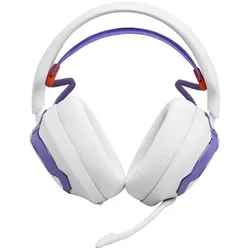 JBL Quantum 650 Wireless Over-Ear-Gaming-Headset, weiss/violett