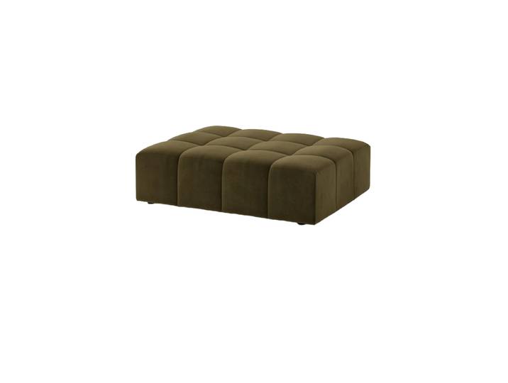 Design Sitzpouf „Chicago“ Samt Grün chosen by Bloomingloft