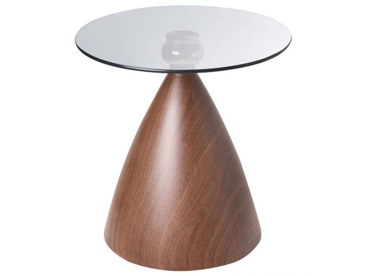 BEISTELLTISCH Sicherheitsglas Braun/Schwarz Corella