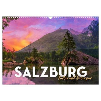 Salzburg - Kultur und Natur pur. (Wandkalender 2027 DIN A3 quer), CALVENDO Monatskalender
