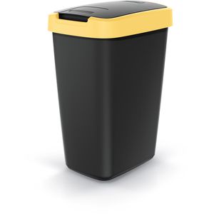 Keden Mülleimer Compacta Q, gelb, aus Kunststoff, 12 Liter