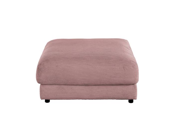Candy High End Polsterhocker Cord 100x100 cm
