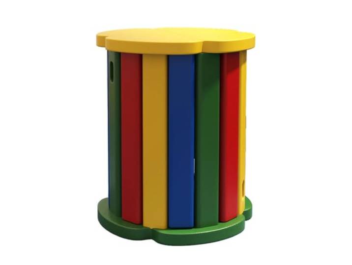 YDHFCD Stapelbarer Hocker Set mit Rollen Platzsparend Stapelbarer Hocker Set mit Rollen, verwandelbar in Beistelltisch, platzsparend, leicht(Style 2 38x48cm)