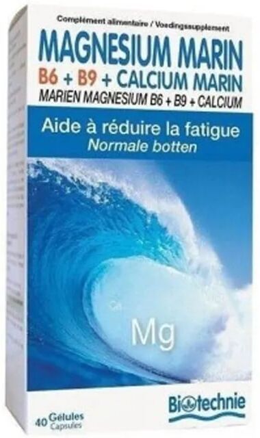 Biotechine Magnesio Marino B6+B9 40 Caps