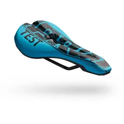 PRO Testsattel MSN 1.3 Enduro 142mm Blau Edelstahl Gestell