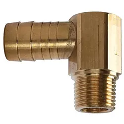 Winkel-Gewindetülle 90°, M14x1,5 AG keg., Schlauchanschluss 13 mm (290.932)