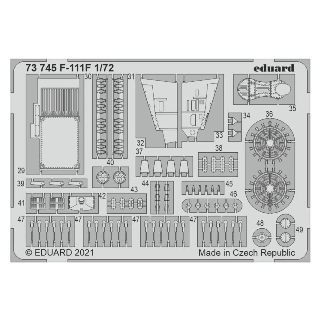 Eduard F-111F 1/72 for HASEGAWA / HOBBY 2000 (73745)