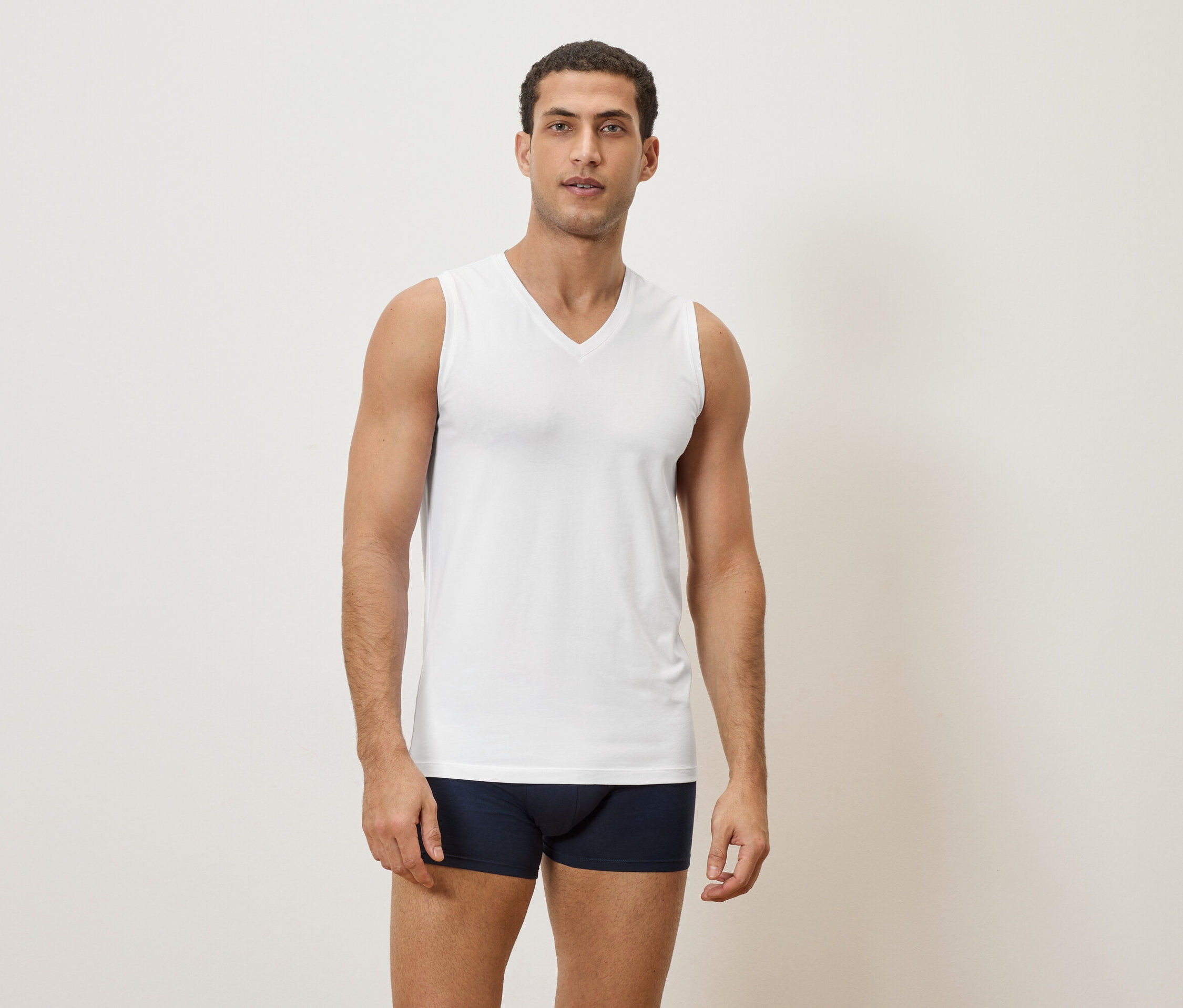 Tchibo - 2 Tanktops - Herren - Gr. Xl/7 - weiss