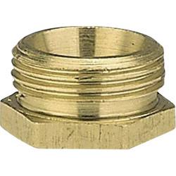 GARDENA 07270-20 Messing Reduzierung-Gewindenippel 26,44 mm (3/4) AG, 18,7 mm (1/2) IG