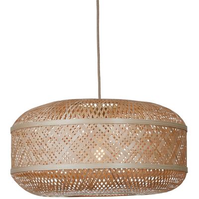 GOOD & MOJO Hängeleuchte "LANGKAWI", beige (natur), 1, Ø 50cm H: 225cm, Leuchten, Hängeleuchte