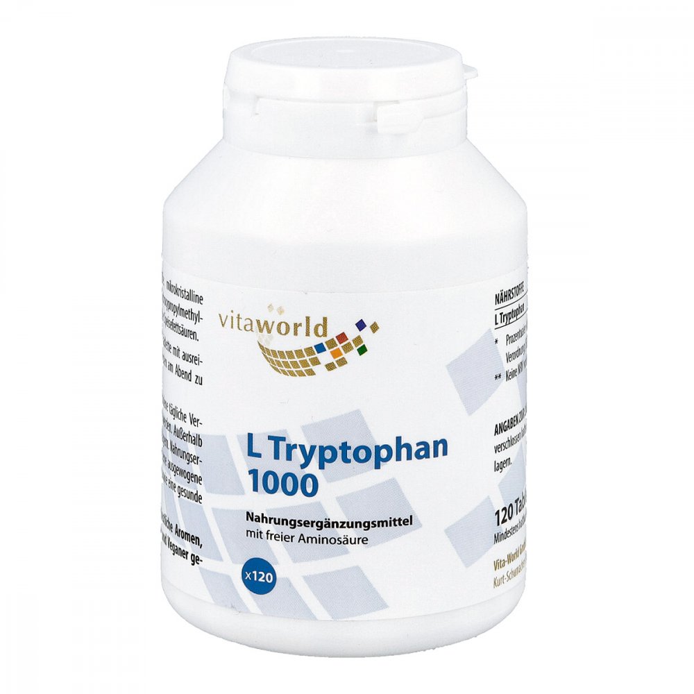 Vita World GmbH L-tryptophan 1000 Tabletten 13656558