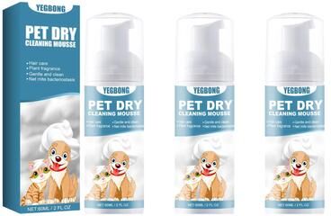Uplift Treasures YEGBONG No Rinse Pet Dry Shampoo 3pcs