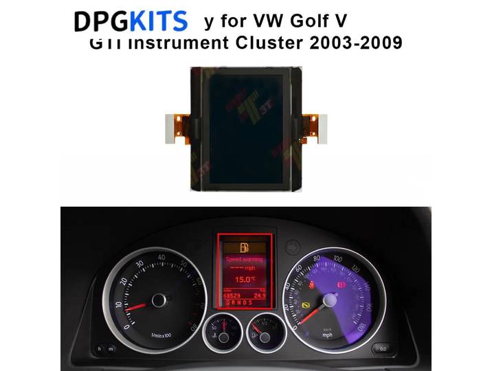 Écran LCD 84*75mm pour VW Touran Jetta Passat 3C Golf V GTi 1K pour Skoda Octavia