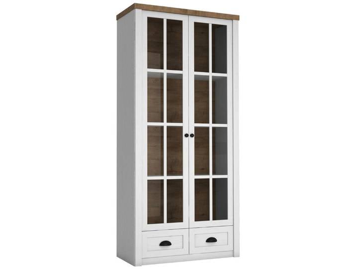 JVmoebel Vitrine Eleganter Glaskasten aus Holz im Art-déco-Design (1-St) Made in Europa