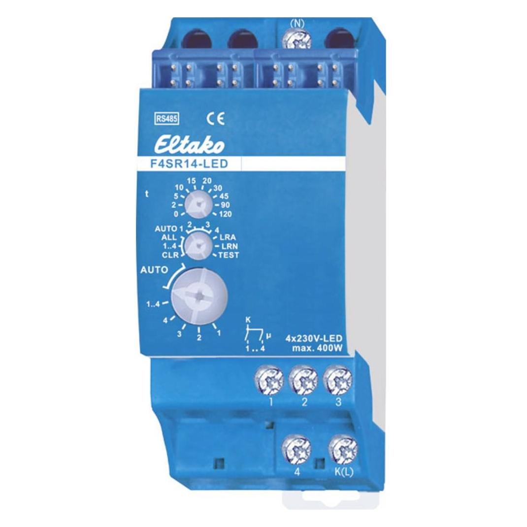 Eltako Schaltaktor RS485 Bus Aktor 4 Kanal Stromstoss Schaltrelais (Schaltaktor) (30014076)