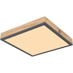 Deckenleuchte DORO (LBH 30x30x6 cm) - weiß - LBH 30x30x6 cm
