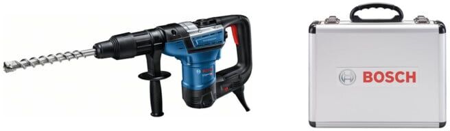 Set Bosch Bohrhammer mit SDS-max GBH 5-40 D + 11-tlg SDS plus-1 Hammerbohrer- und Meißel-Set