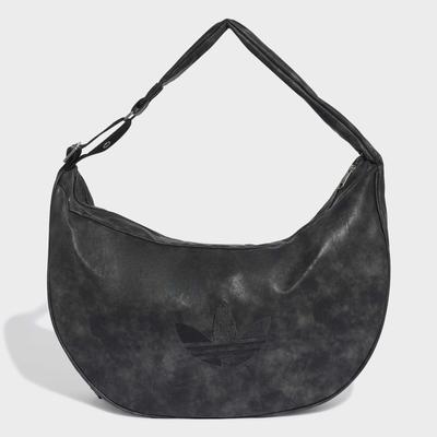 Sporttasche ADIDAS ORIGINALS "MOON PU NIETEN", schwarz, Obermaterial: 100% Polyurethan, Taschen Sporttasche