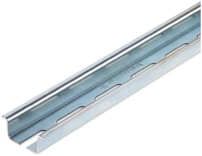 Weidmüller Rail de montage TS35X15/2.3 2M/ST/ZN (0454886)