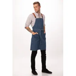 Chef Works® BERKELEY Latzschürze inkl. Träger, Denim