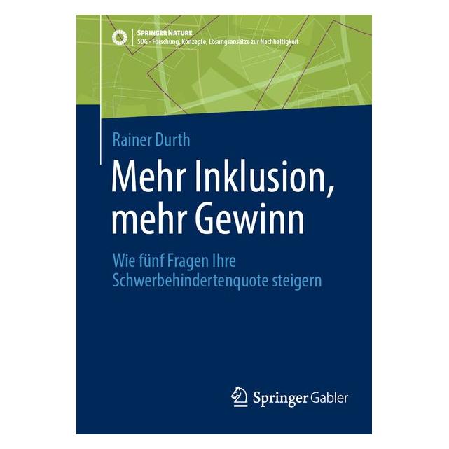 Springer Mehr Inklusion, mehr Gewinn (Deutsch, Rainer Durth, 2026) (70234804)