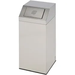 Abfallsammler VAR Wertstoffsammler Edelstahl 45 L mit herausnehmbarem Inneneinsatz, lange Lebensdauer