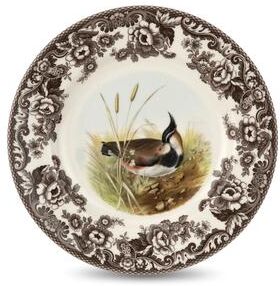 Spode Woodland Dinner Plate Birds Motif - 10.5