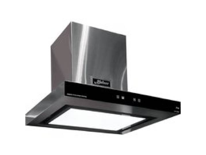 Kaiser Hotte murale 60 cm verre noir Hotte aspirante AT 6433 Eco Évacuation & recyclage FullTouch LED Inox Anti Touch