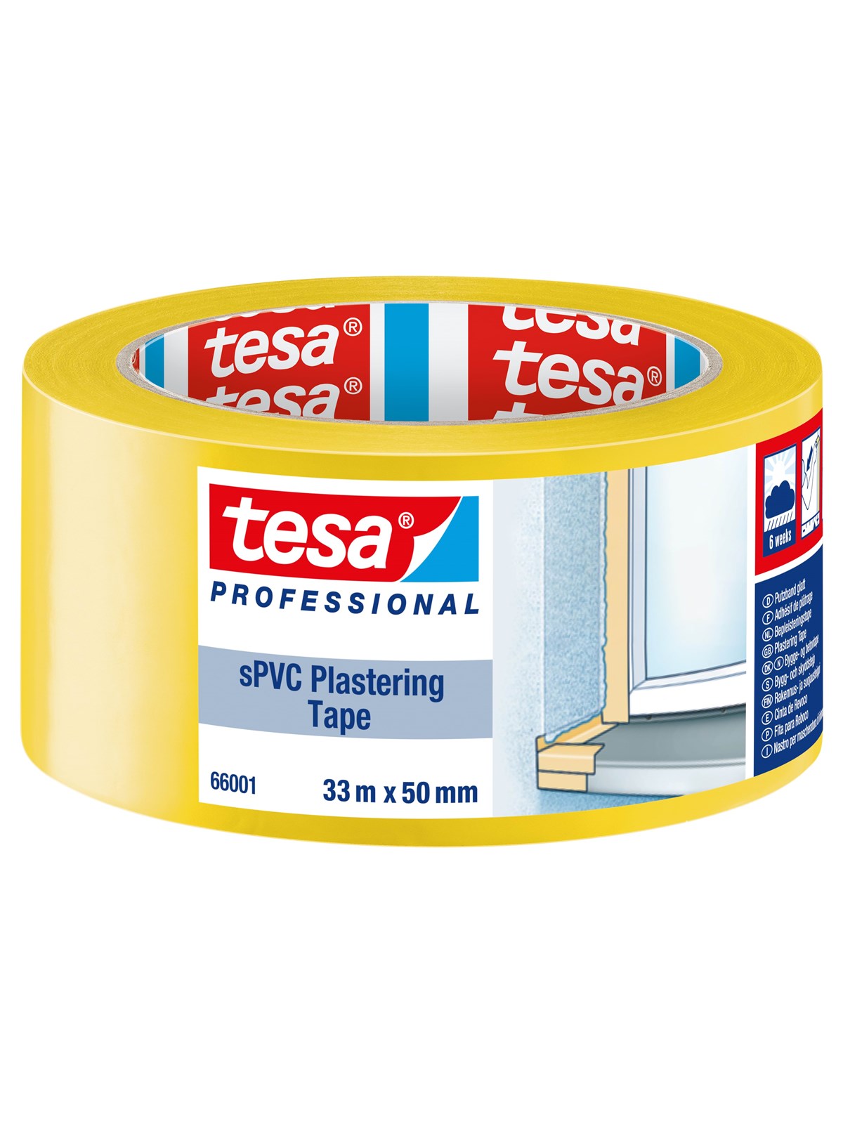 tesa Gelbes sPVC-Abdeckband