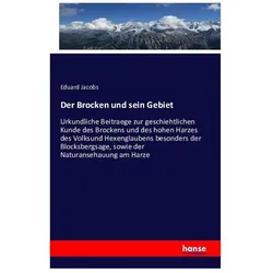 Der Brocken und sein Gebiet, Fachbücher von Eduard Jacobs