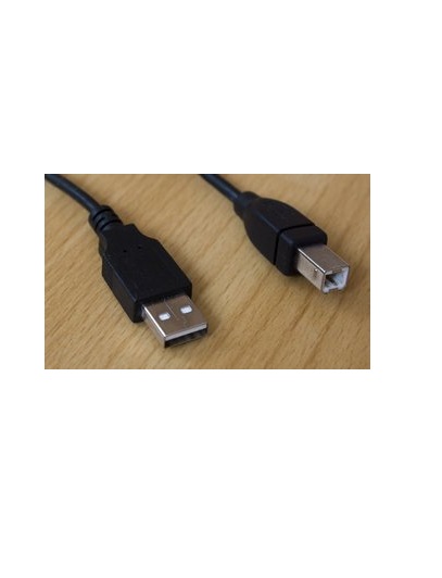 equip USB-Kabel USB M bis Type B M 2.0 3 m Transparent Silver (128651)