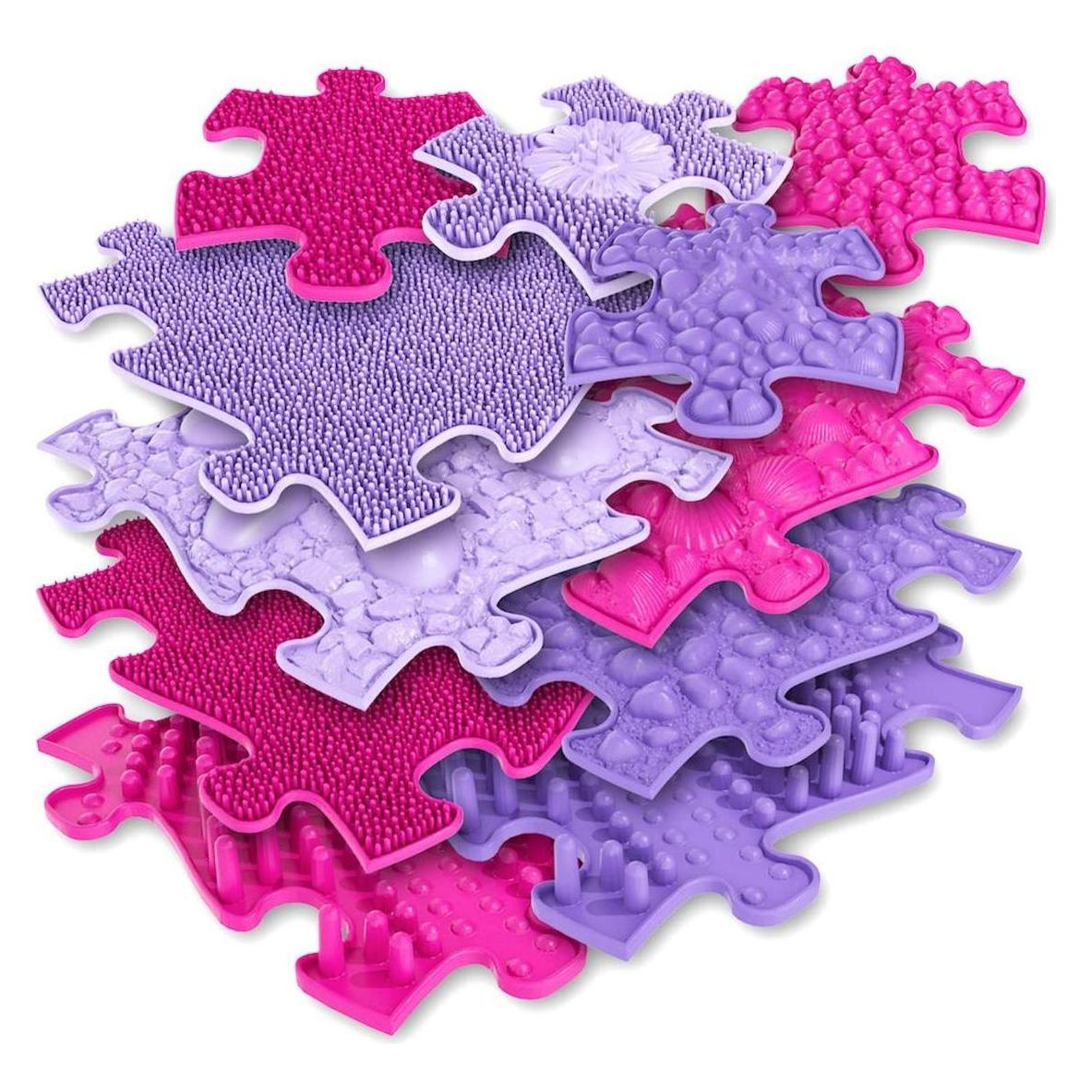 Askato Sensorische Bodenmatte Basisset rosa/violett 11 Elemente MFK-063 (8594201043260)