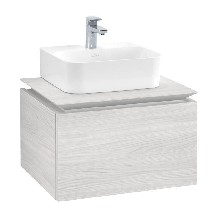 Villeroy & Boch Legato Waschtischunterschrank B73100E8 60x38x50cm, White Wood