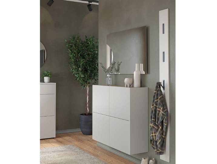 Ensemble de vestiaire Binetto 3 pièces 130 x 200 x 27cm Beige/Cachemire