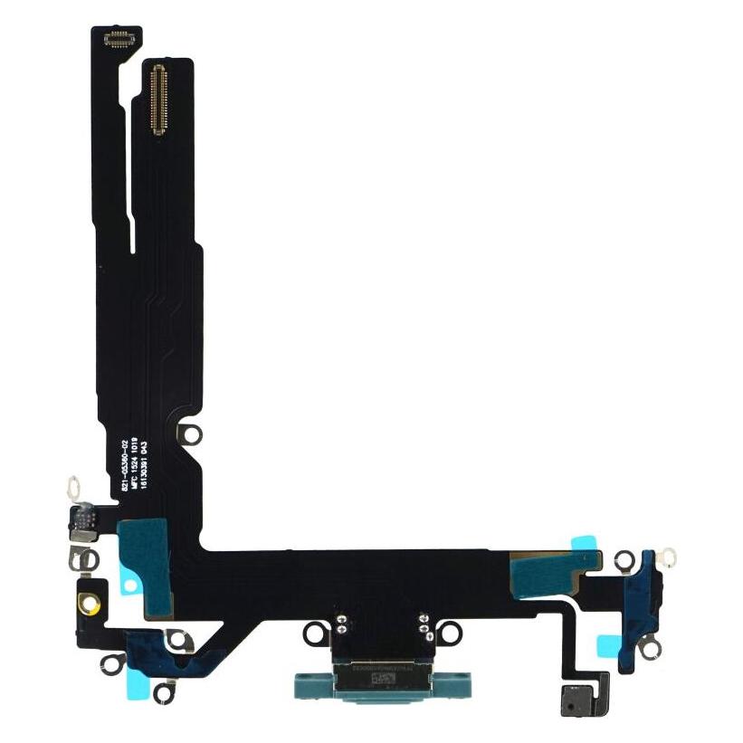 OEM Ladeanschluss Flex für iPhone 16 blaugrün (Apple iPhone 16) (56275083)
