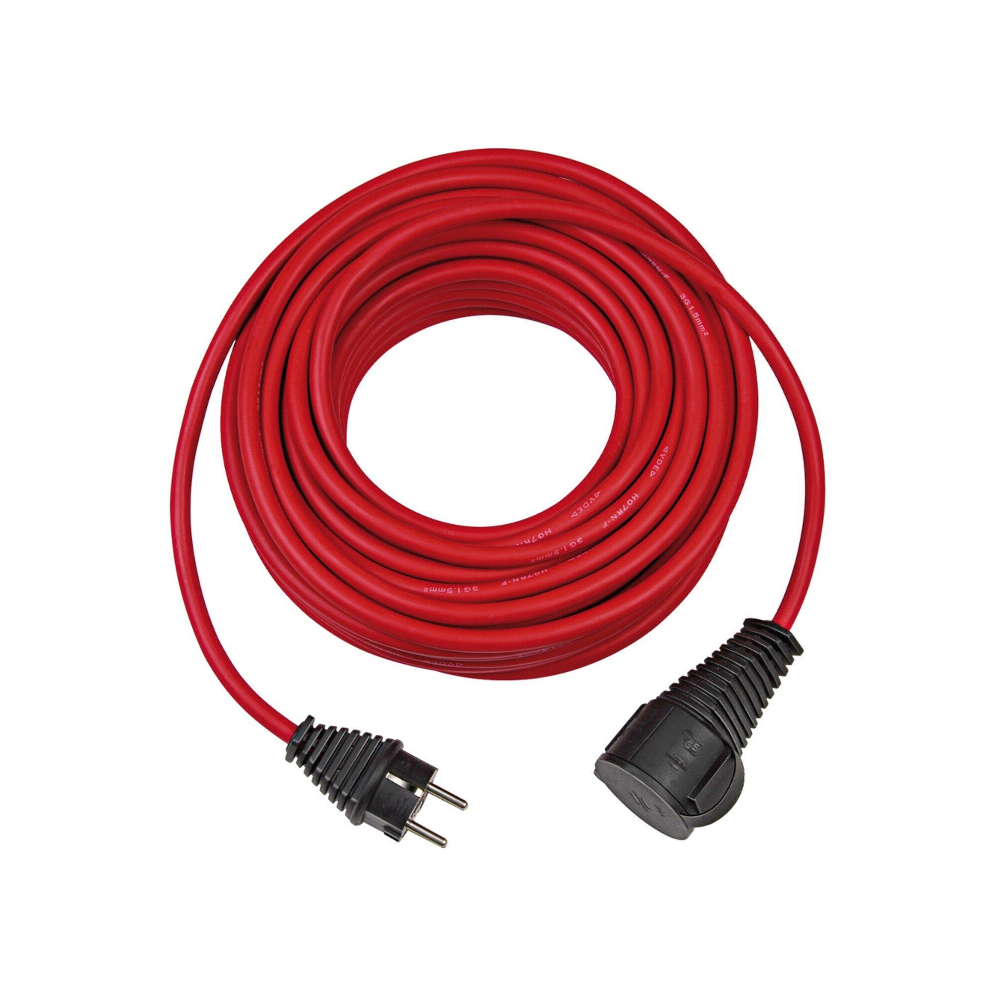 Baustellen-Verlängerungskabel IP44 25m rot H07RN-F 3G1,5 ; Brennenstuhl (1167830)