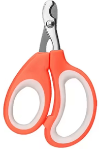 Inspire Curations PawTrim Crescent Pet Nail Clipper For Cats & Dogs orange s