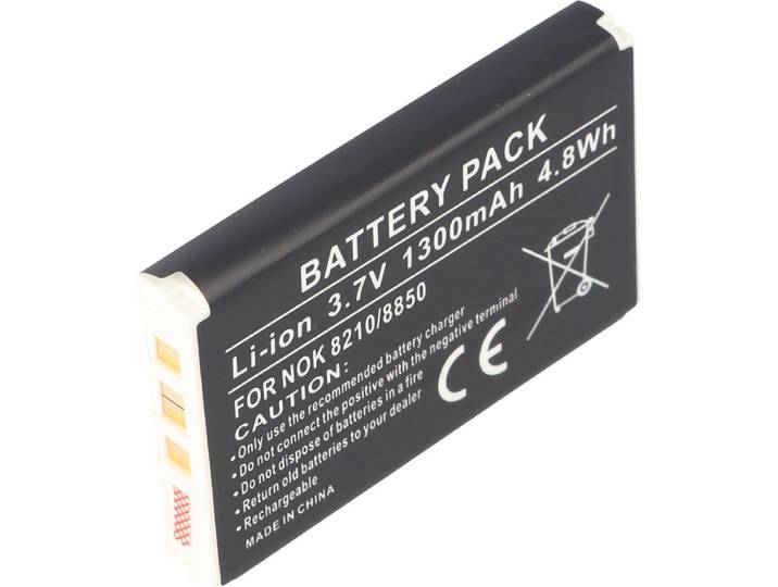 AccuCell-batterij geschikt voor Nokia 8210, 8310, 8850, 8890, 600mAh