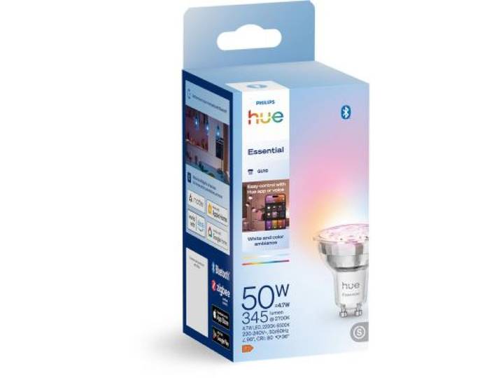 Philips Hue - Ampoule Led Connectée Essential Gu10 White&Color Ambiance